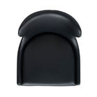 Manhattan Comfort Blair Modern Wood Upholstered Counter Stool in Black - Set of 3