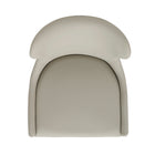 Manhattan Comfort Blair Modern Wood Upholstered Counter Stool in Stone - Set of 3