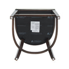 Manhattan Comfort Blair Modern Wood Upholstered Counter Stool in White - Set of 3