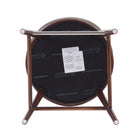 Manhattan Comfort Evalyn Modern Wood Upholstered Counter Stool in Dove - Set of 3