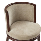 Manhattan Comfort Evalyn Modern Wood Upholstered Counter Stool in Natural - Set of 3