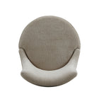 Manhattan Comfort Lucia Modern Chenille Wood Counter Stool in Taupe - Set of 3