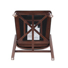 Manhattan Comfort Patricia Modern Wood Upholstered Counter Stool in Black - Set of 3