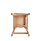 Manhattan Comfort Versailles Industry Chic Cane Back Wood Counter Stool in Natural - Set of 3