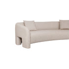 Manhattan Comfort Sylvia Modern Glam 3-Piece Sofa Set in Gold Dust