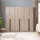 Manhattan Comfort Lee Modern 32" Wardrobe Closet in Rustic Gray - Set of 3 - 3-WC001-GY