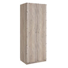 Manhattan Comfort Lee Modern 32" Wardrobe Closet in Rustic Gray - Set of 3 - 3-WC001-GY
