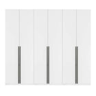 Manhattan Comfort Lee Modern 32" Wardrobe Closet in White - Set of 3