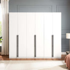Manhattan Comfort Lee Modern 32" Wardrobe Closet in White - Set of 3 - 3-WC003-WH