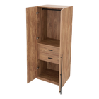 Manhattan Comfort Lee Modern Freestanding 3-Piece Module Wardrobe Closet with 2 Hanging Rods, 4 Drawers, 3 Shoe Storage and 6 Shelves