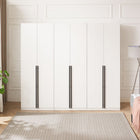 Manhattan Comfort Lee Modern Freestanding 3-Piece Module Wardrobe Closet with 2 Hanging Rods, 4 Drawers, 3 Shoe Storage and 6 Shelves