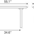 Zuo Arasan Console Table Black