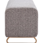 Zuo Pender Bench Stone Gray