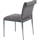 Zuo Freesia Dining Chair (Set of 2) Charcoal Gray