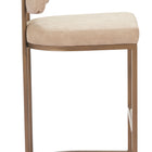 Zuo Velar Counter Stool (Set of 2) Beige