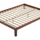 Zuo Luum Queen Platform Bed Frame Walnut