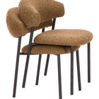 Zuo Seville Dining Chair (Set of 2) Brown Cork