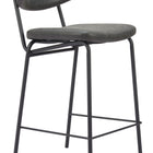 Zuo Charon Counter Stool (Set of 2) Vintage Black