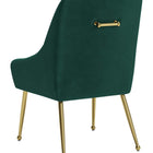 Zuo Maxine Dining Chair Green & Gold