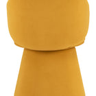 Zuo Oblic Swivel Dining Chair Orange