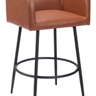 Zuo Horbat Barstool (Set of 2) Brown