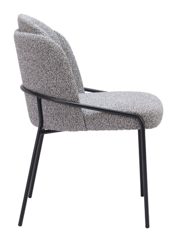 Zuo Jambi Dining Chair (Set of 2) Black & White