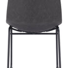 Zuo Smart Dining Chair (Set of 2) Charcoal