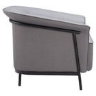 Zuo Burry Accent Chair Slate Gray