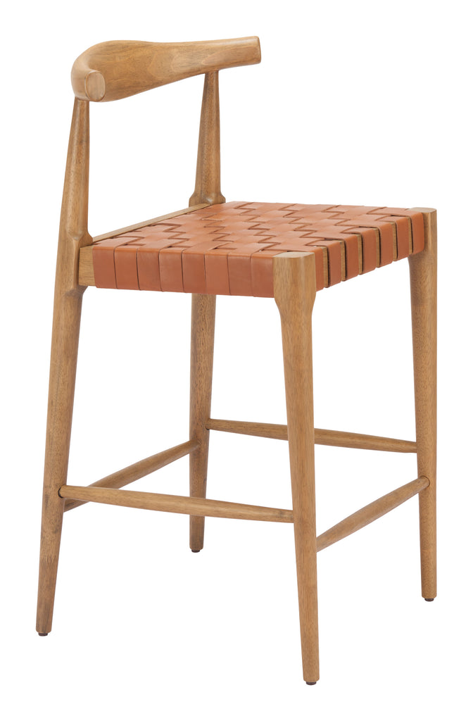 Zuo Bandani Counter Stool Tan