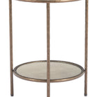 Zuo Anelli Side Table Bronze