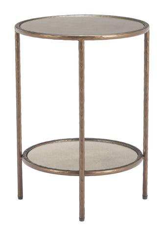 Zuo Anelli Side Table Bronze
