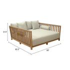 Zuo Teras Daybed Gray