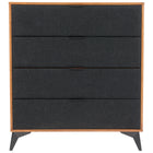 Zuo Zarif Chest Black & Walnut