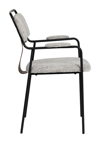 Zuo Couva Dining Chair (Set of 2) Gray Tweed