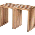 Zuo Riviera Extendable Stool (Set of 2) Natural