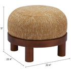 Zuo Gome Ottoman Oat Yellow