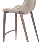 Zuo Magnus Counter Stool (Set of 2) Brown & Walnut