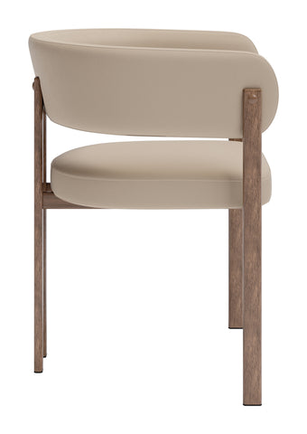 Zuo Ruge Dining Chair (Set of 2) Beige