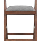 Zuo Delhi Barstool (Set of 2) Gray & Walnut