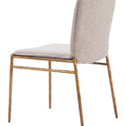 Zuo Nordvest Dining Chair Beige & Gold