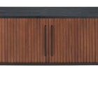 Zuo Koriana Entertainment Stand Black & Walnut