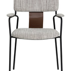 Zuo Couva Dining Chair (Set of 2) Gray Tweed