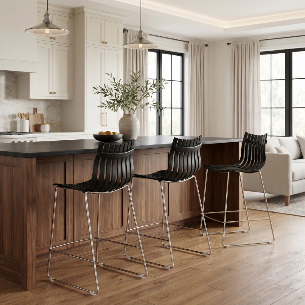 Zuo Beaufort Counter Stool (Set of 2) Black