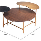 Zuo Viken Coffee Table Multicolor