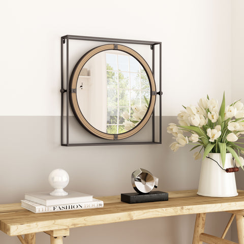 Zuo Capell Mirror Antique Gray