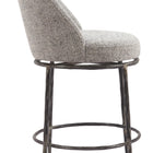 Zuo Nordhavn Swivel Counter Stool Gray