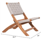 Zuo Tide Lounge Chair Multicolor