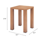 Zuo Regels Side Table Natural