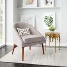 Zuo Carter Accent Chair Gray