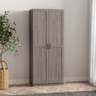 Manhattan Comfort Cornelia Modern 30" Storage Cabinet in Gray (4-Shelf)